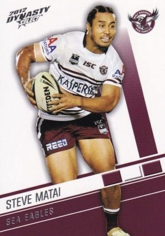 2012 NRL Dynasty Common Card - Base 073 Steve Matai Manly Sea Eagles