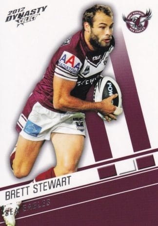 2012 NRL Dynasty Common Card - Base 074 Brett Stewart Manly Sea Eagles