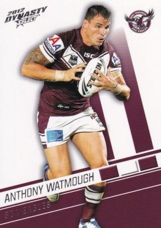2012 NRL Dynasty Common Card - Base 075 Anthony Watmough Manly Sea Eagles