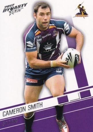 2012 NRL Dynasty Common Card - Base 087 Cameron Smith Melbourne Storm