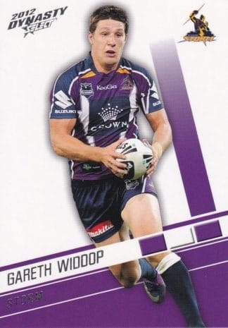 2012 NRL Dynasty Common Card - Base 088 Gareth Widdop Melbourne Storm