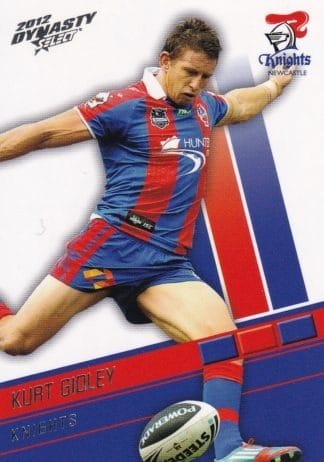 2012 NRL Dynasty Common Card - Base 093 Kurt Gidley Newcastle Knights