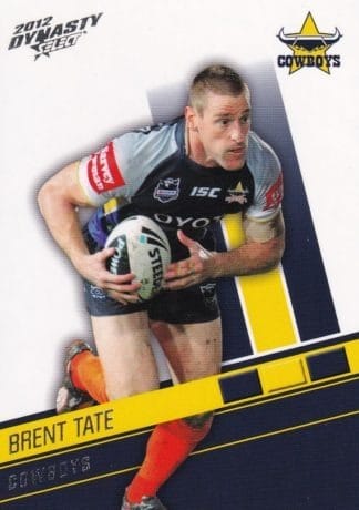 2012 NRL Dynasty Common Card - Base 109 Brent Tate North Qld Cowboys