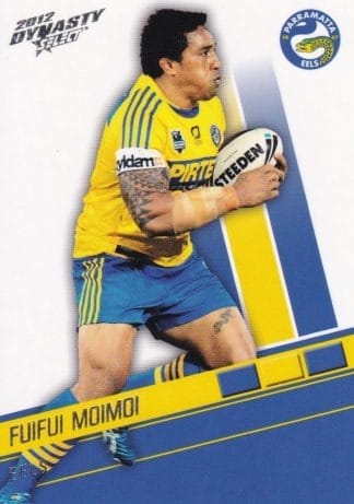 2012 NRL Dynasty Common Card - Base 120 Fuifui Moimoi Parramatta Eels