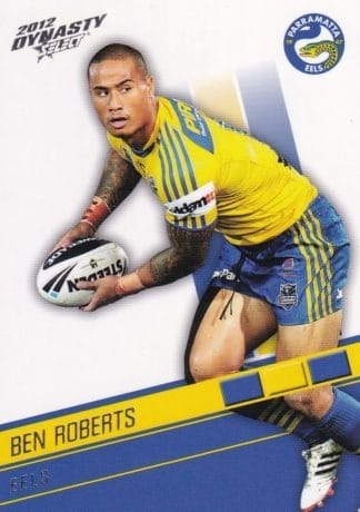 2012 NRL Dynasty Common Card - Base 122 Ben Roberts Parramatta Eels