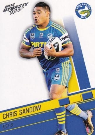 2012 NRL Dynasty Common Card - Base 123 Chris Sandow Parramatta Eels