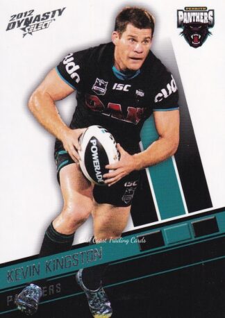 2012 NRL Dynasty Common Card - Base 130 Kevin Kingston Penrith Panthers
