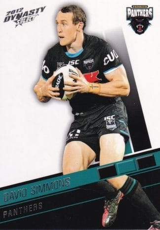 2012 NRL Dynasty Common Card - Base 133 David Simmons Penrith Panthers