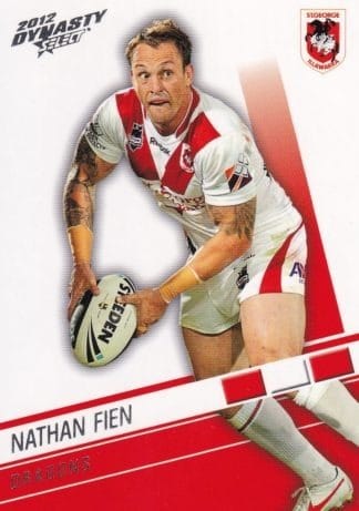 2012 NRL Dynasty Common Card - Base 138 Nathan Fien St George Dragons