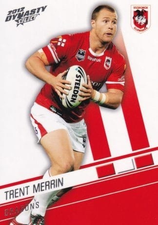 2012 NRL Dynasty Common Card - Base 141 Trent Merrin St George Dragons