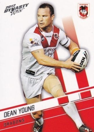 2012 NRL Dynasty Common Card - Base 148 Dean Young St George Dragons