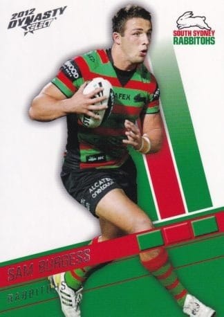 2012 NRL Dynasty Common Card - Base 150 Sam Burgess South Sydney Rabbitohs