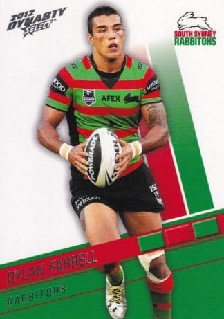 2012 NRL Dynasty Common Card - Base 153 Dylan Farrell South Sydney Rabbitohs