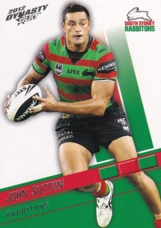 2012 NRL Dynasty Common Card - Base 159 John Sutton South Sydney Rabbitohs