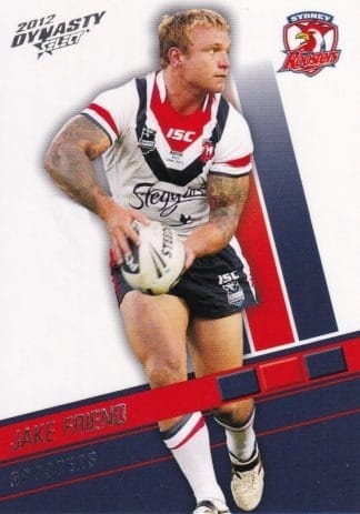 2012 NRL Dynasty Common Card - Base 164 Jake Friend Sydney Roosters