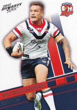 2012 NRL Dynasty Common Card - Base 172 Jared Waerea-Hargreaves Sydney Roosters