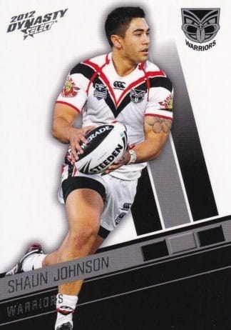 2012 NRL Dynasty Common Card - Base 175 Shaun Johnson Warriors