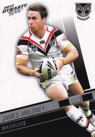 2012 NRL Dynasty Common Card - Base 178 James Maloney Warriors