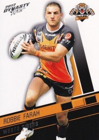 2012 NRL Dynasty Common Card - Base 187 Robbie Farah Wests Tigers