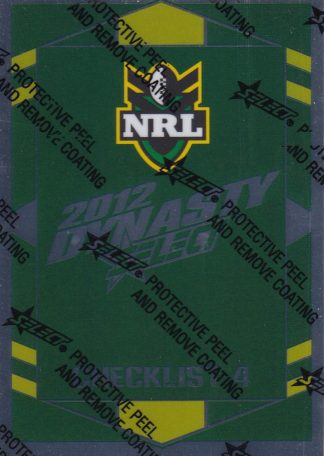 2012 NRL Dynasty Silver Parallel - SP004 Checklist #4