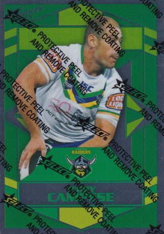 2012 NRL Dynasty Silver Parallel - SP019 Terry Campese Canberra Raiders