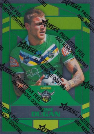 2012 NRL Dynasty Silver Parallel - SP021 Josh Dugan Canberra Raiders