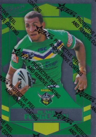 2012 NRL Dynasty Silver Parallel - SP022 Blake Ferguson Canberra Raiders