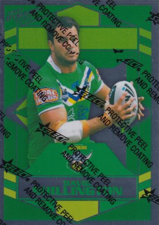 2012 NRL Dynasty Silver Parallel - SP026 David Shillington Canberra Raiders