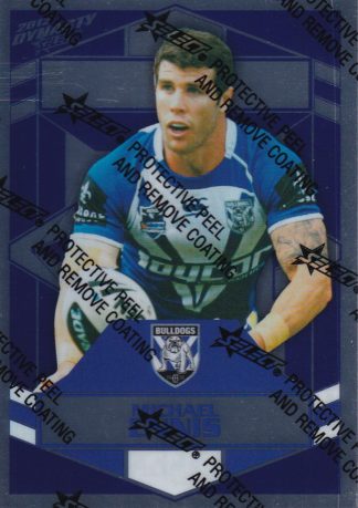 2012 NRL Dynasty Silver Parallel - SP031 Michael Ennis Canterbury Bulldogs