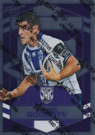 2012 NRL Dynasty Silver Parallel - SP032 Bryson Goodwin Canterbury Bulldogs