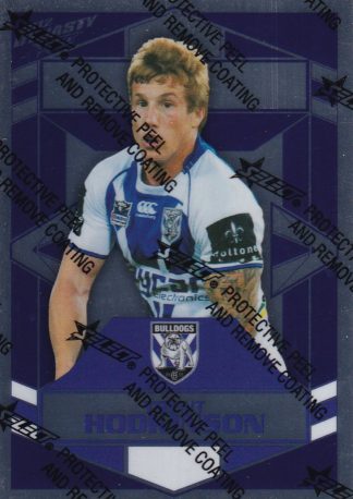 2012 NRL Dynasty Silver Parallel - SP034 Trent Hodkinson Canterbury Bulldogs