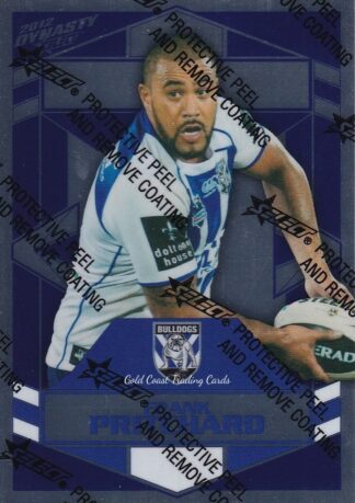 2012 NRL Dynasty Silver Parallel - SP037 Frank Pritchard Canterbury Bulldogs