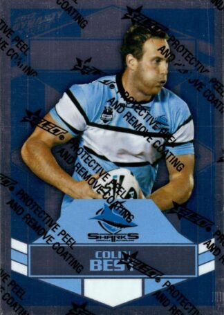 2012 NRL Dynasty Silver Parallel - SP041 Colin Best Cronulla Sharks