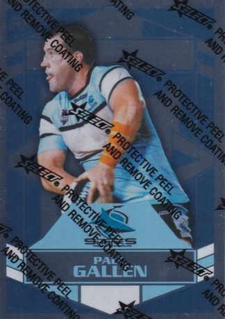 2012 NRL Dynasty Silver Parallel - SP045 Paul Gallen Cronulla Sharks