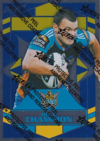 2012 NRL Dynasty Silver Parallel - SP055 Beau Champion Gold Coast Titans
