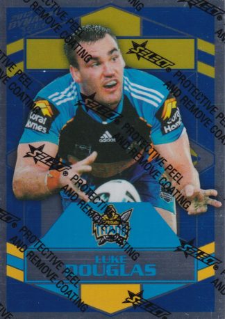 2012 NRL Dynasty Silver Parallel - SP056 Luke Douglas Gold Coast Titans