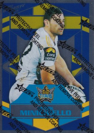 2012 NRL Dynasty Silver Parallel - SP060 Mark Minichiello Gold Coast Titans