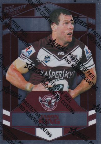 2012 NRL Dynasty Silver Parallel - SP069 Jason King Manly Sea Eagles