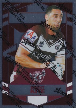 2012 NRL Dynasty Silver Parallel - SP070 Brent Kite Manly Sea Eagles