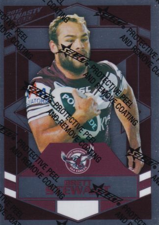 2012 NRL Dynasty Silver Parallel - SP074 Brett Stewart Manly Sea Eagles