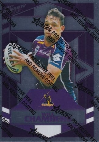 2012 NRL Dynasty Silver Parallel - SP078 Will Chambers Melbourne Storm