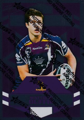 2012 NRL Dynasty Silver Parallel - SP080 Matthew Duffie Melbourne Storm