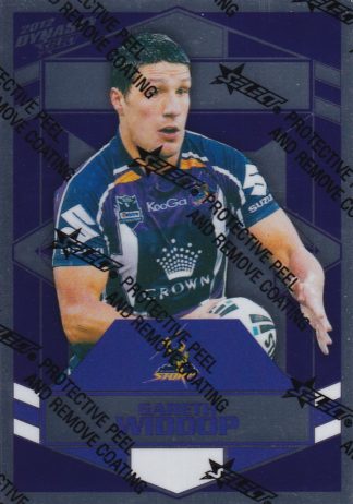2012 NRL Dynasty Silver Parallel - SP088 Gareth Widdop Melbourne Storm