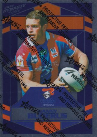 2012 NRL Dynasty Silver Parallel - SP090 Danny Buderus Newcastle Knights