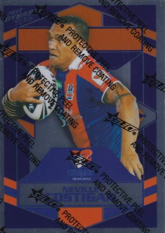 2012 NRL Dynasty Silver Parallel - SP091 Neville Costigan Newcastle Knights