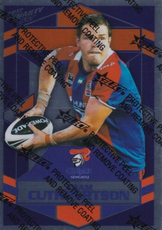 2012 NRL Dynasty Silver Parallel - SP092 Adam Cuthbertson Newcastle Knights