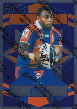2012 NRL Dynasty Silver Parallel - SP100 Akuila Uate Newcastle Knights