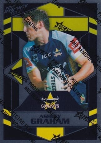 2012 NRL Dynasty Silver Parallel - SP102 Ashley Graham North Qld Cowboys