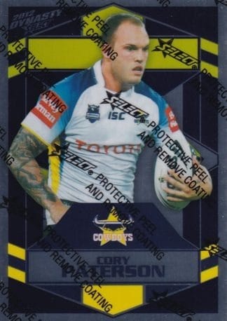 2012 NRL Dynasty Silver Parallel - SP103 Cory Paterson North Qld Cowboys