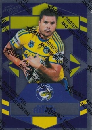2012 NRL Dynasty Silver Parallel - SP116 Justin Horo Parramatta Eels